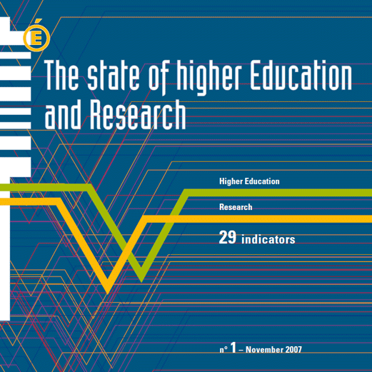Cover of The state of higher education and research in France first edition - November 2007